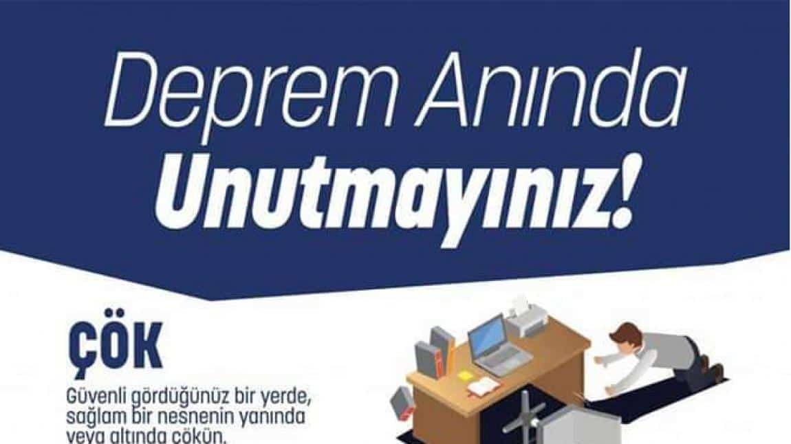 Deprem Tatbikatına Hazırız